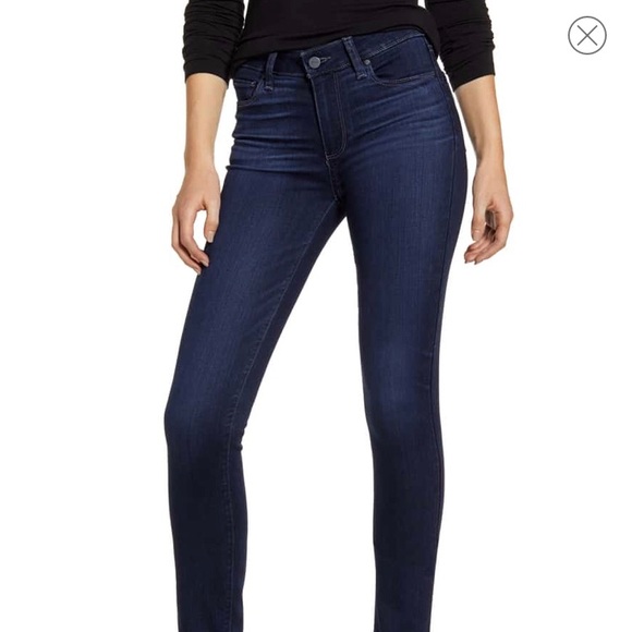 PAIGE Denim - PAIGE Skyline Skinny Dark Wash Jeans